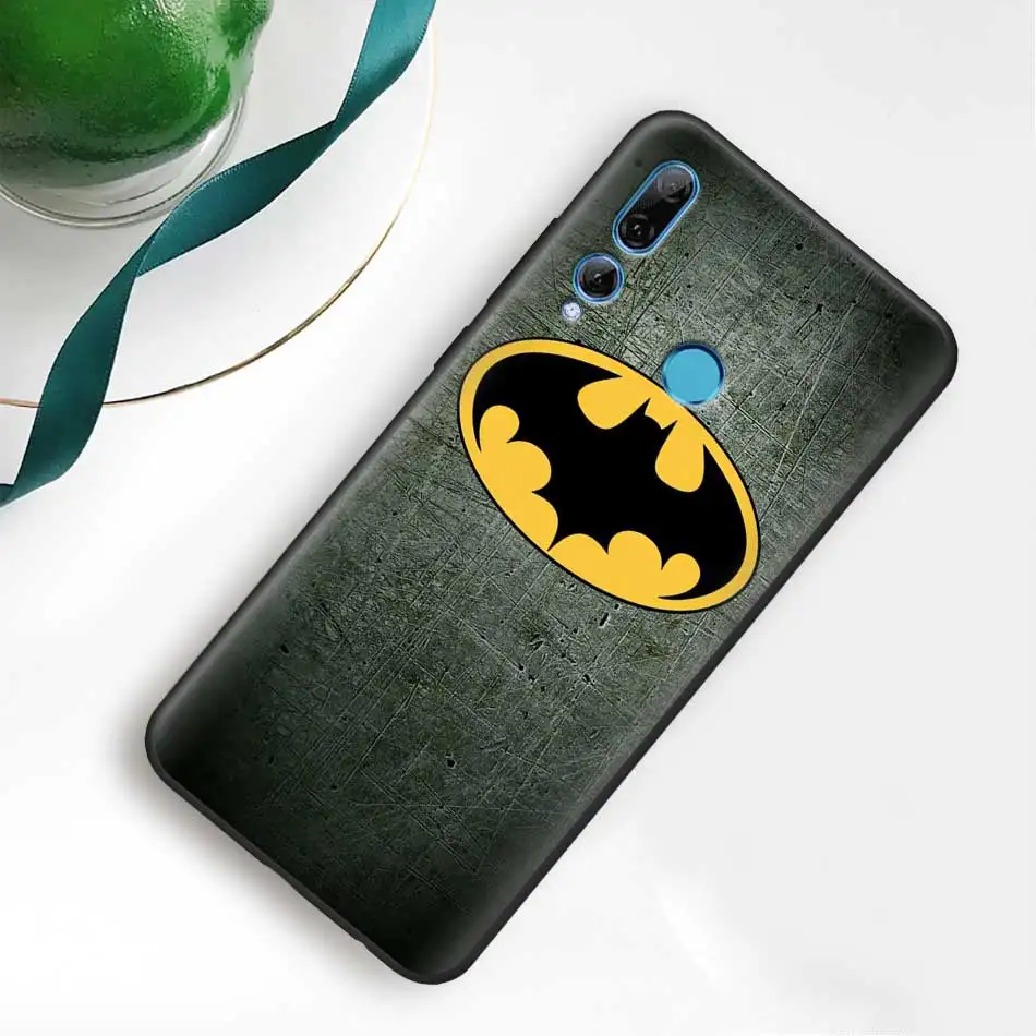 Черные силиконовые чехлы Marvel с супергероями Мстителями для Huawei Honor Y5 Y6 Y7 Y9 Y9 P30 Pro Honor 20 Pro, чехол для телефона