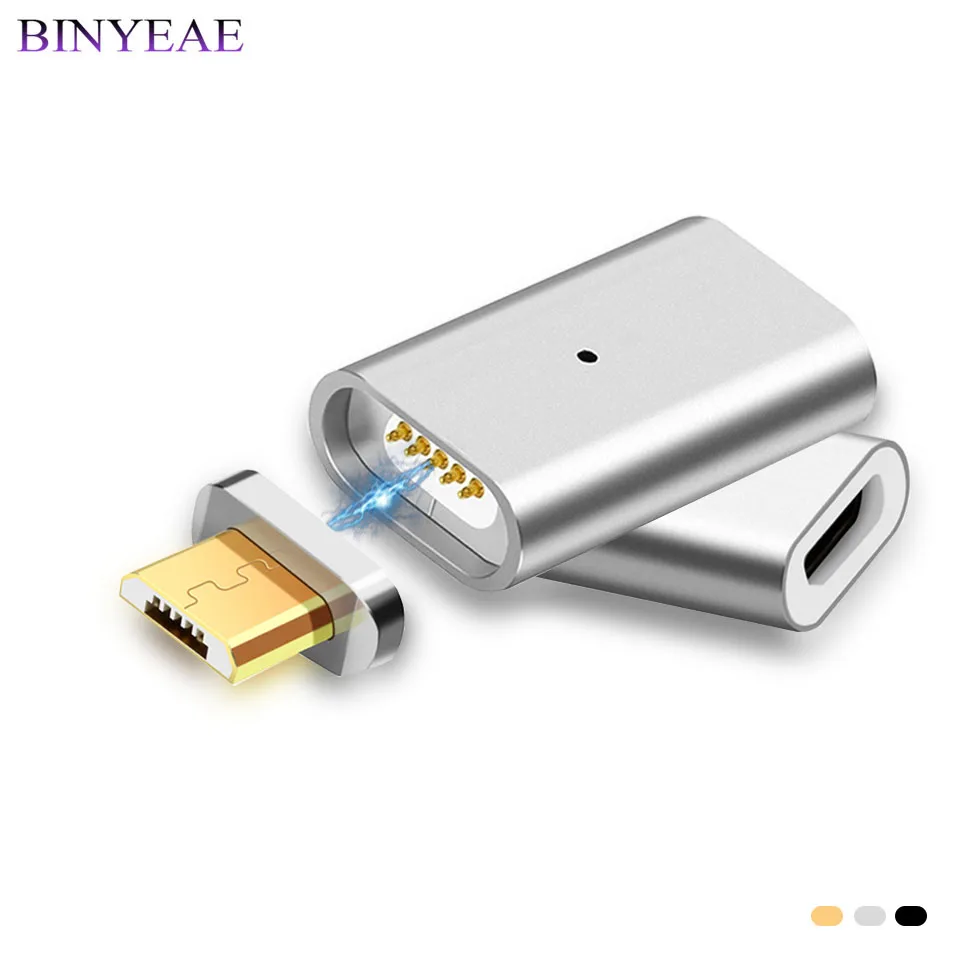 Micro USB Магнитный адаптер конвертер для samsung Xiaomi huawei смартфон аксессуар мини штекер