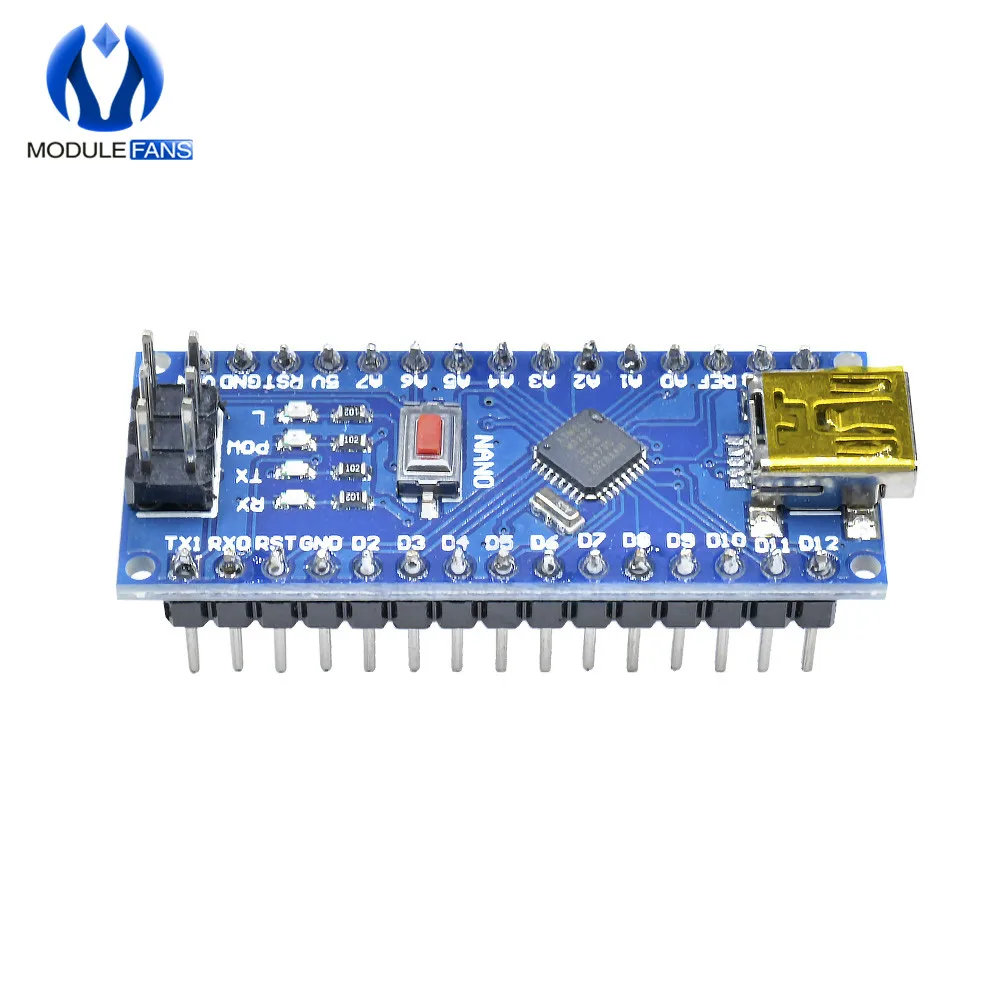 Плата драйвера микроконтроллера NANO V3.0 3 0 CH340 G CH340G Mini USB Atmega328 ATmega328P плата для Arduino 2