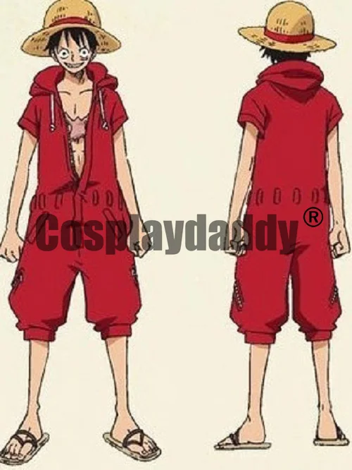 

One Piece Episode of Luffy Adventure on Hand Island Monkey D Luffy Cosplay Costume F006