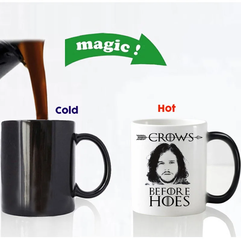 Бесплатная доставка меняющая цвет керамическая кофейная кружка чайная чашка