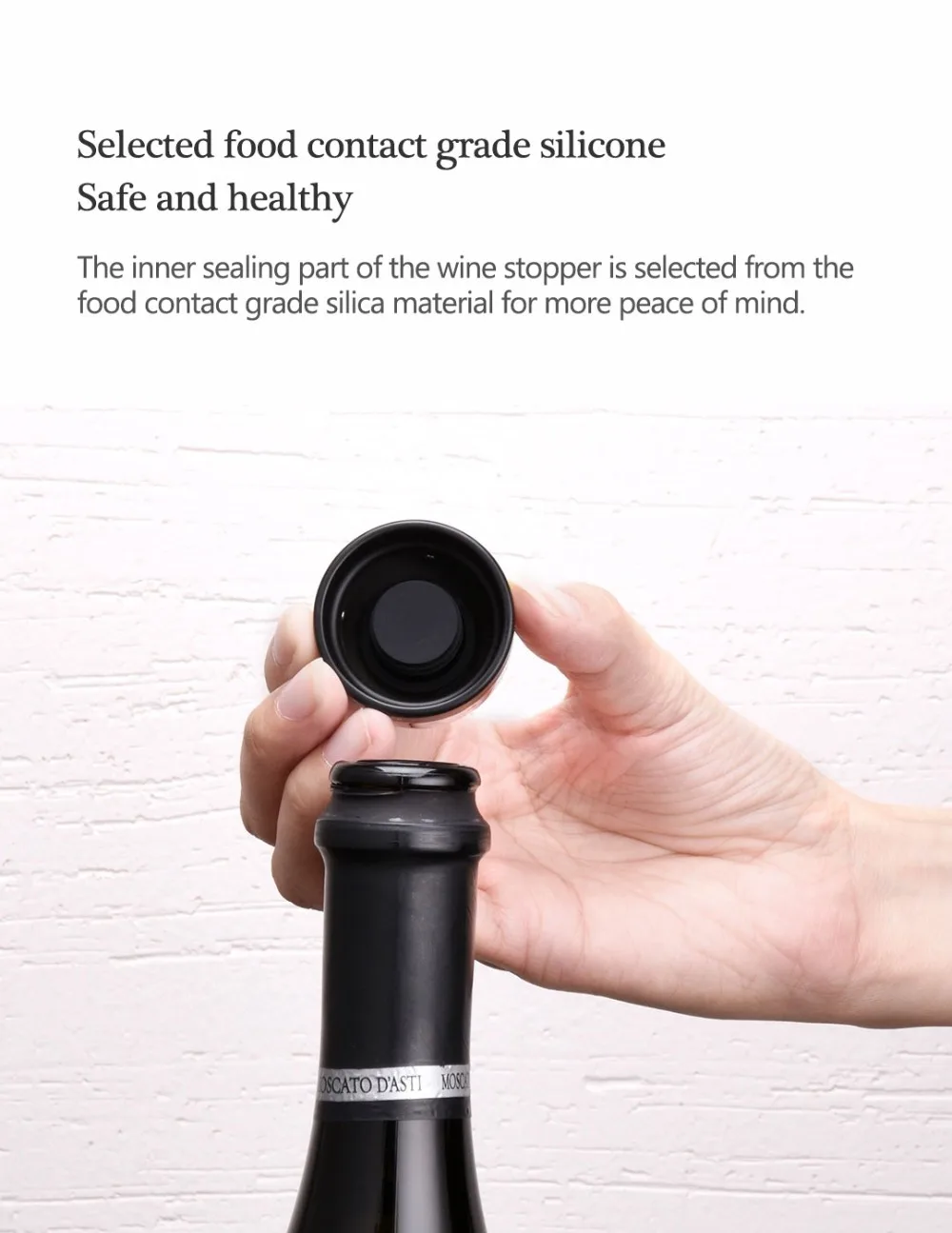 Xiaomi Mijia Circle Joy игристое вино мини-пробка для шампанского мини-пробка для вина Поворотный замок дизайнерский вакуумный эффективное сохранение