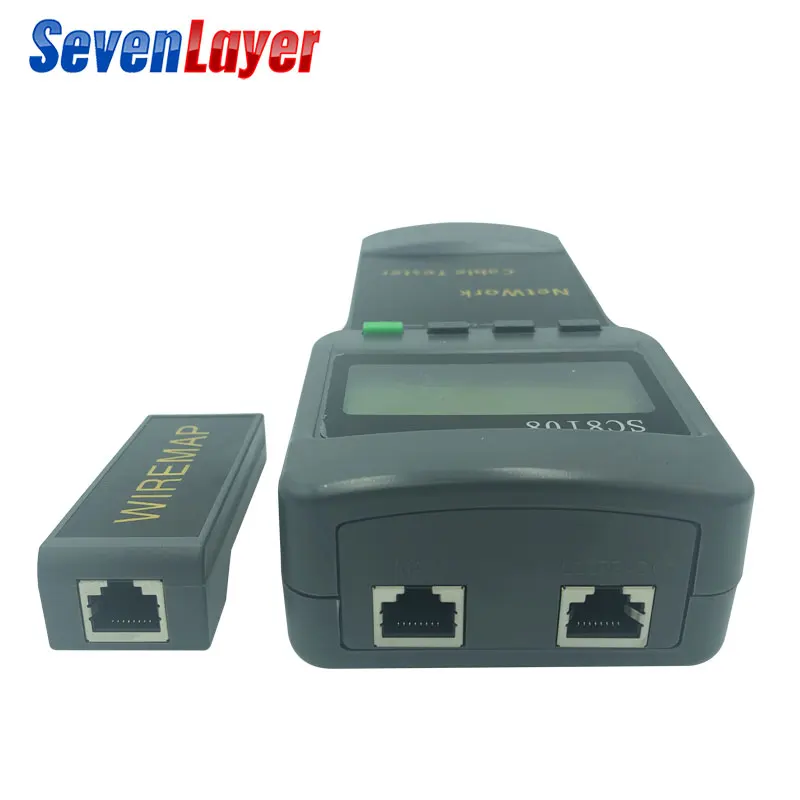 SC8108 портативный сетевой тестер с ЖК дисплеем RJ45|Сетевые инструменты| |