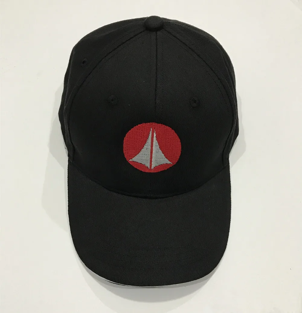 Macross U.N. Головной убор с вышивкой и логотипом Spacy ROBOTECH черная бейсболка |