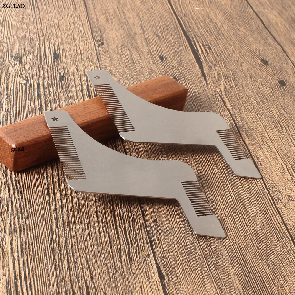 ZGTGLAD расческа из нержавеющей стали для мужчин инструмент резки нового стиля