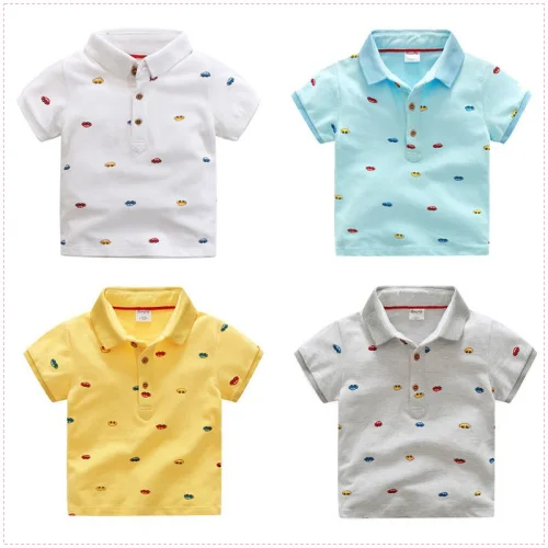 Новинка 2017 года Летняя Детская Хлопковая одежда с короткими рукавами летняя