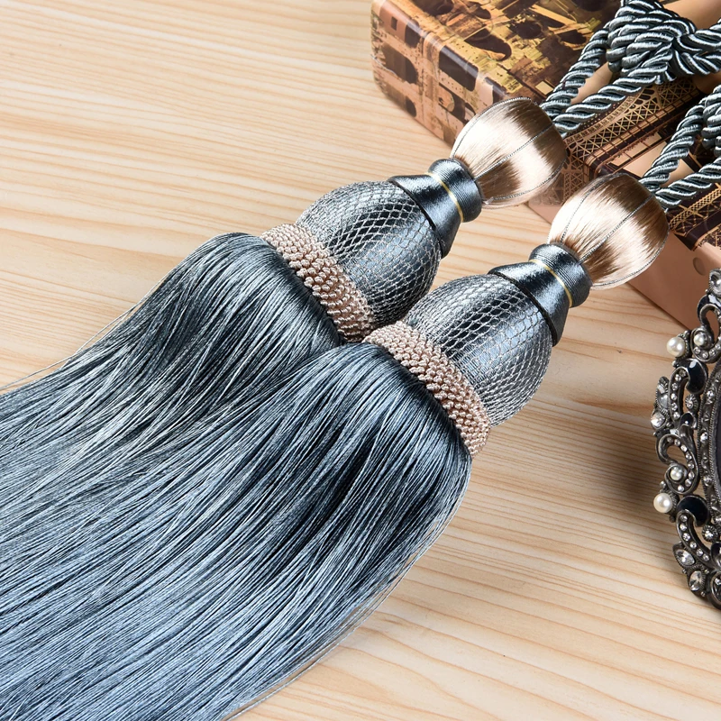 Высокое качество модный гобелен с кисточками и аксессуары для занавесок