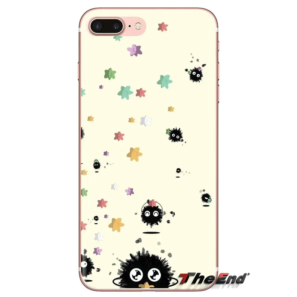 TPU Transparent Covers For Samsung Galaxy S3 S4 S5 Mini S6 S7 Edge S8 S9 S10 Plus Note 3 4 5 8 9 Hot Sale soot sprites &amp no face |
