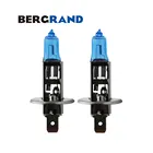 Галогеновые лампы H1 для автомобиля, 12 В, 55 Вт, ксеноновые лампы 4300 К, супер белый противотуманный светильник, лампы из кварцевого стекла, лампа для автомобилей Ford Honda, 2 шт.