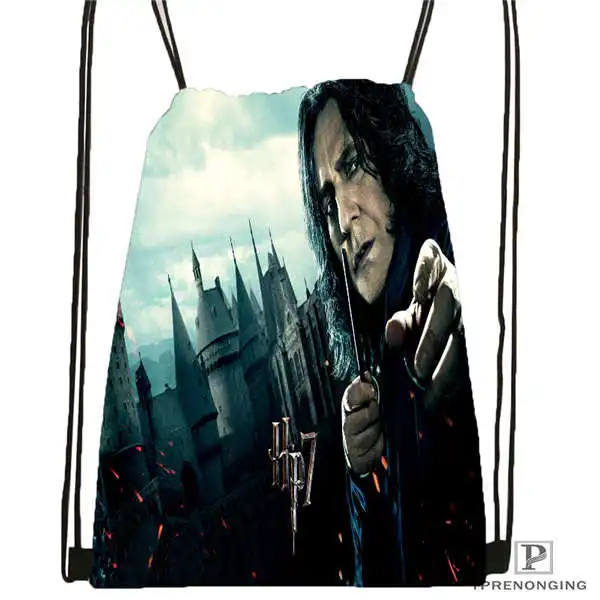 Drawstring Backpack Custom harry_potter_artwork_@ 1 походная сумка на шнурке Cute Daypack Kids Satchel(черная спинка) 31x40 cm#2018611-24 - Цвет: Drawstring Backpack