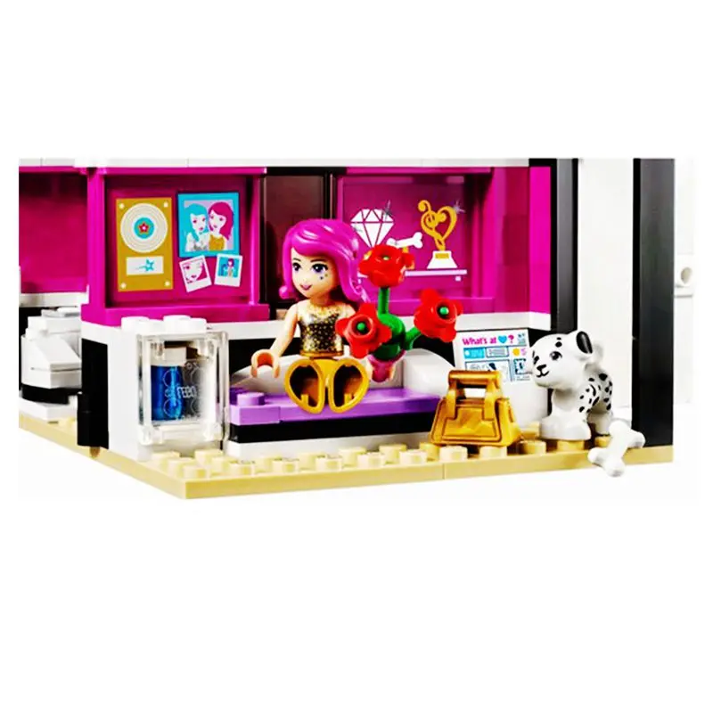 Конструктор городской дом Ливи поп-звезда гардеробная игрушки серия друзей для
