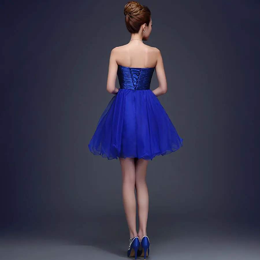 Очаровательные Бисероплетение трапециевидной формы без бретелек выше колена