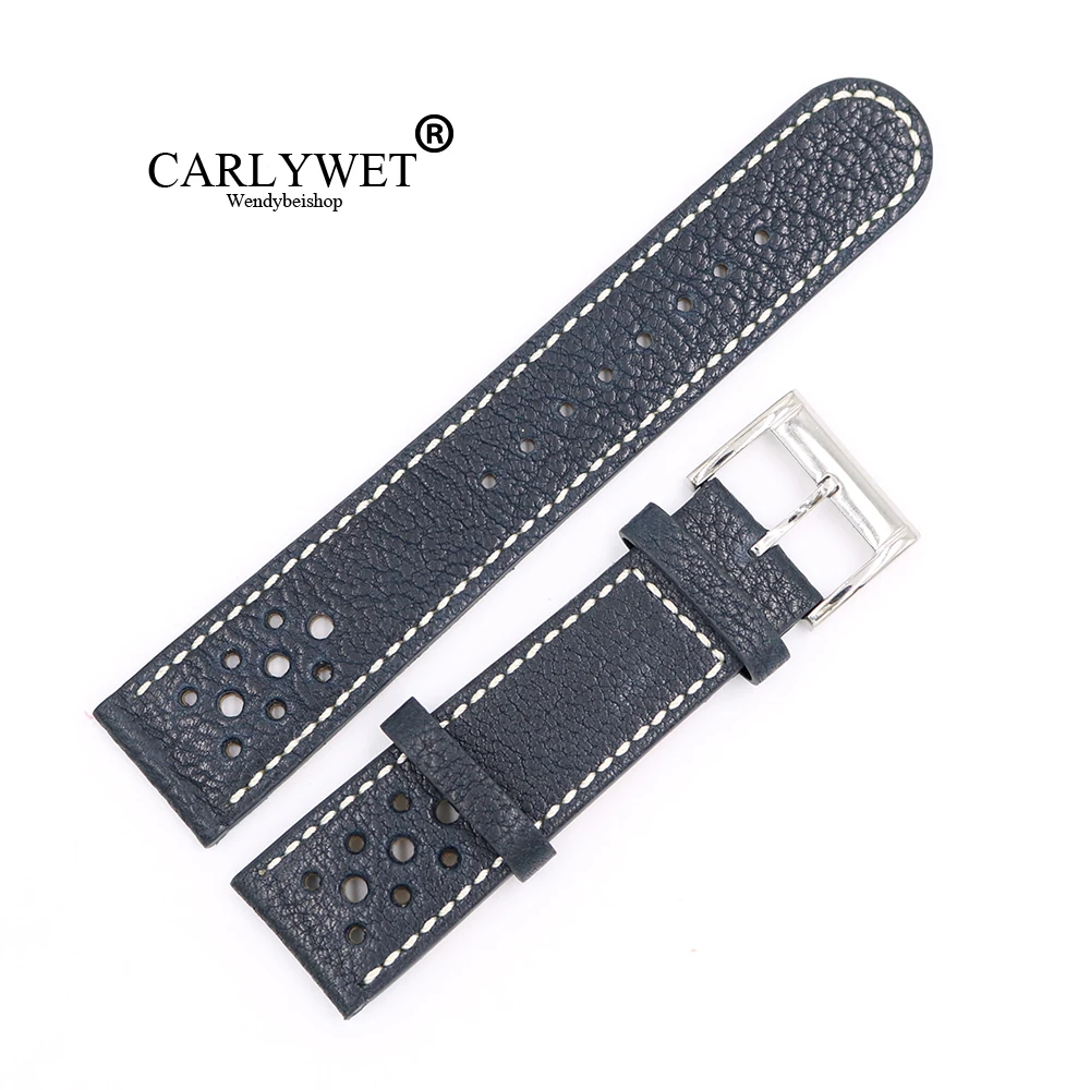 Ремешок для часов CARLYWET из натуральной кожи винтажный ремешок 22 мм опт|Ремешки