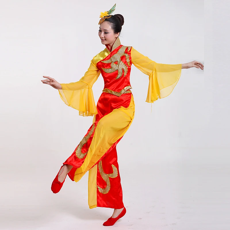 Платье для выступления на сцене старинный костюм китайских танцев женщин певица