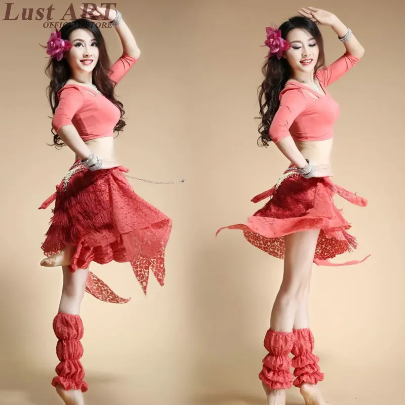 Новое прибытие живота Танцевальный костюм пикантные Женские Танцы комплект