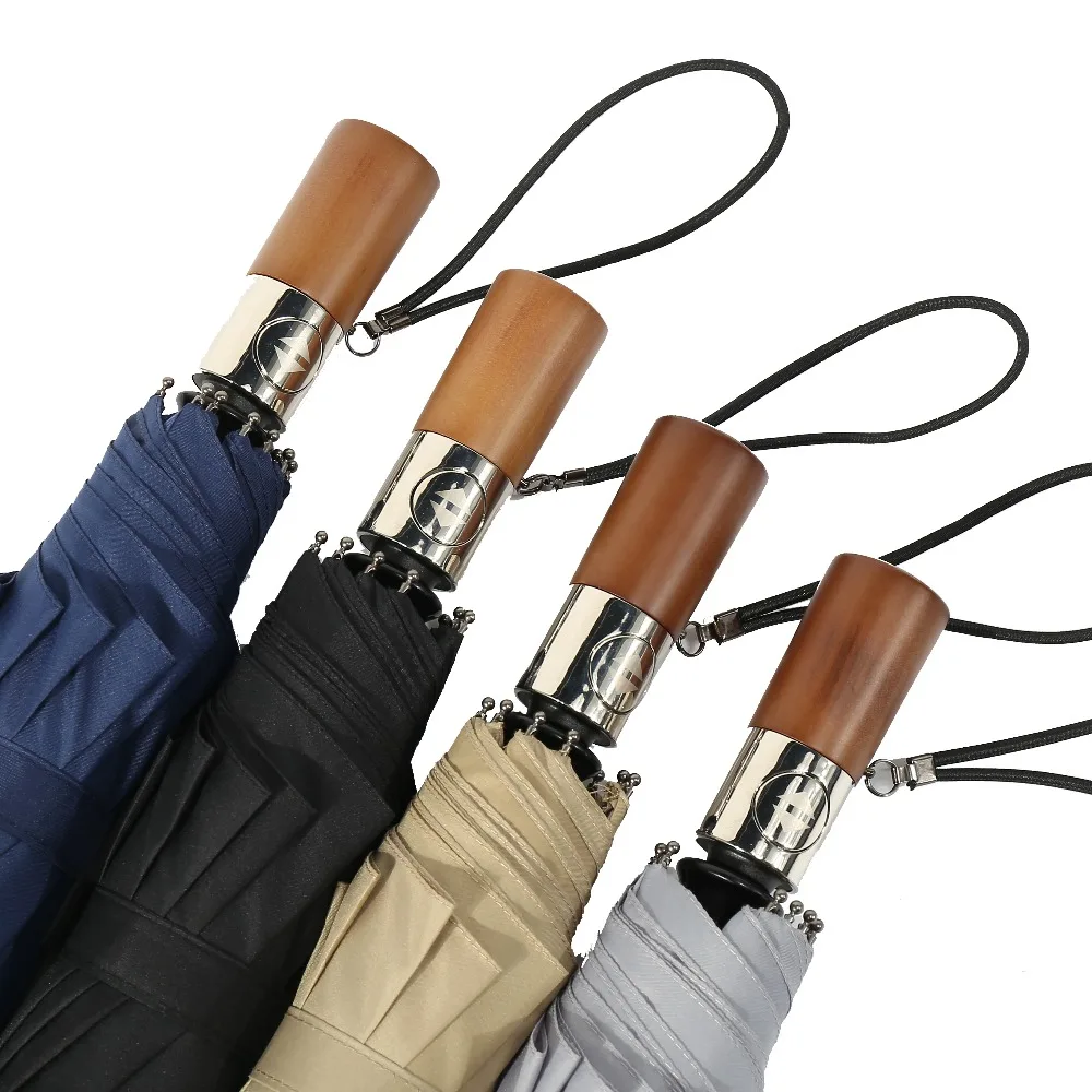 Ветрозащитные стекловолокно 10 спиц прибытие полностью автоматические зонты