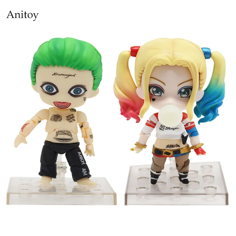 Отряд Самоубийц Джокер Nendoroid 671 Харли Квинн Nendoroid 672 ПВХ отряд самоубийц фигурка коллекционная игрушка 10 см KT4092