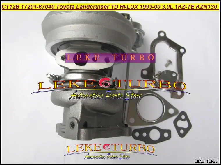 CT12B 17201 67010 67040 турбо для TOYOTA LANDCRUISER 4 runner HI LUX HILUX 1KZTE 1KZ TE KZN130 1720167010 л|gasket bmw|gasket setgasket