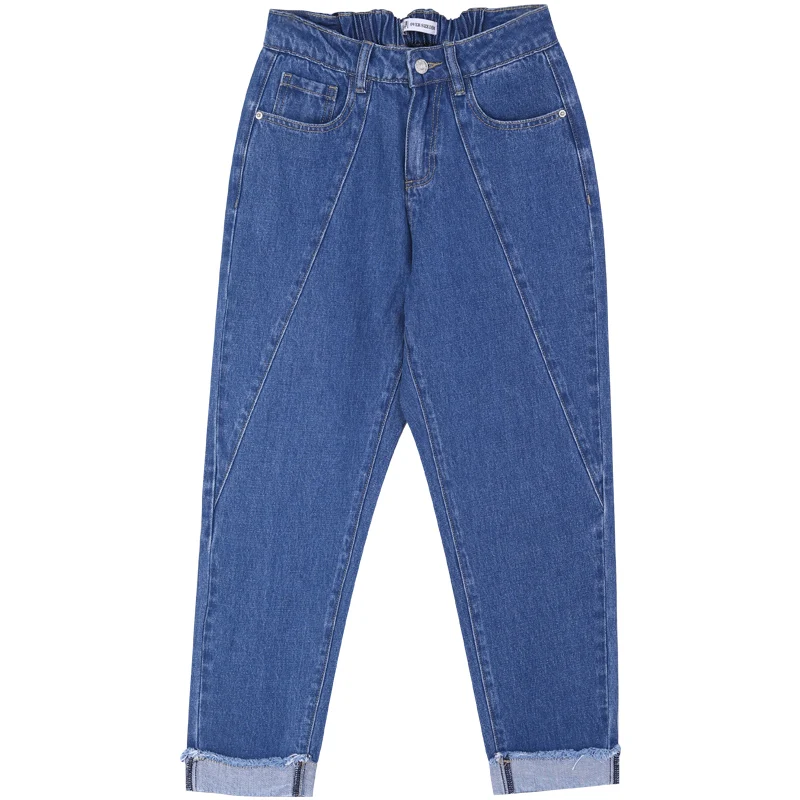 LEIJIJEANS Новое поступление весна эластичная резинка на талии свободные