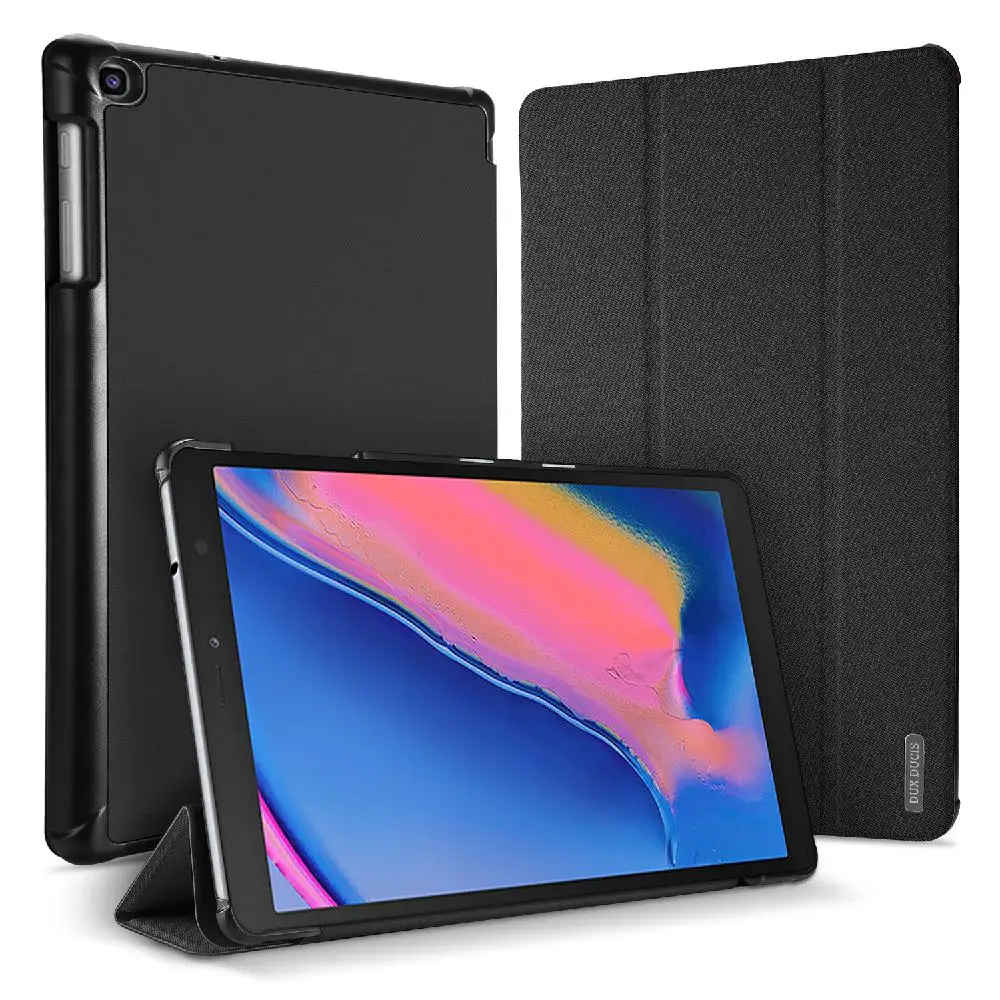 

DUX DUCIS For Samsung TAB A 8.0 P200-P205 PU Leather Case Anti-fall Protective Stand with Pencil Holder Sleep Function r60