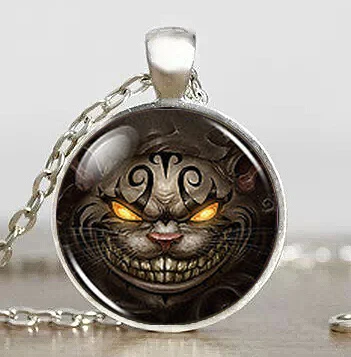 Новинка Алиса в стране чудес Чеширский кот модное ожерелье 1 шт./лот латунная
