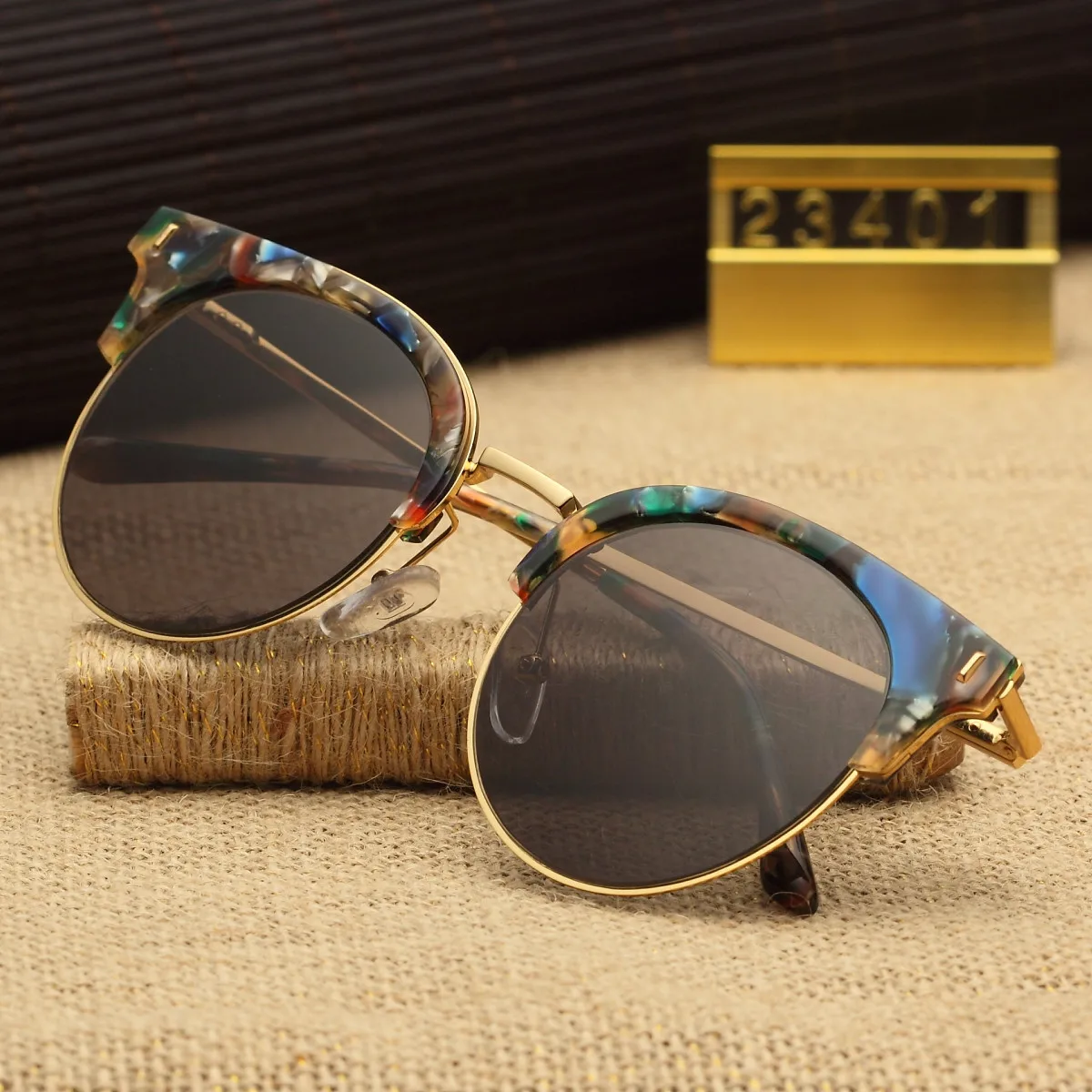 Новые женские солнцезащитные очки большой Винтаж Sunglases UV400 Полярный оттенки