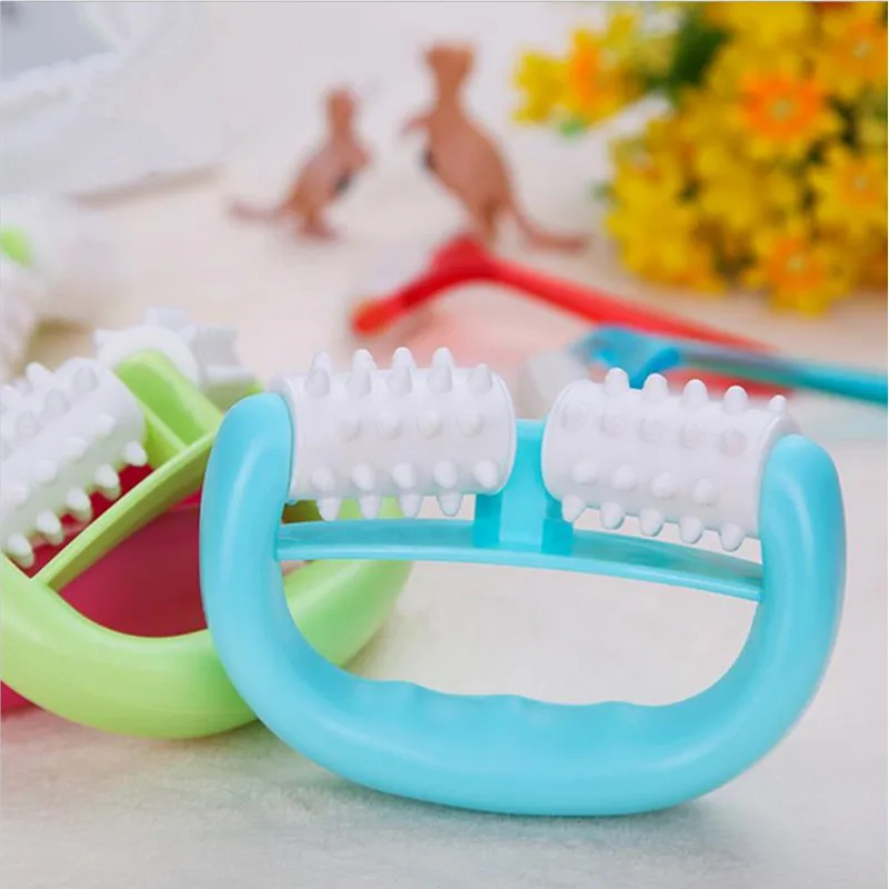 

New 1PC Unisex D Type Roller Massager Fat Control Cellulite Leg Abdomen Neck Buttocks Fast Anti Cellulite Face Lift Tools 40#