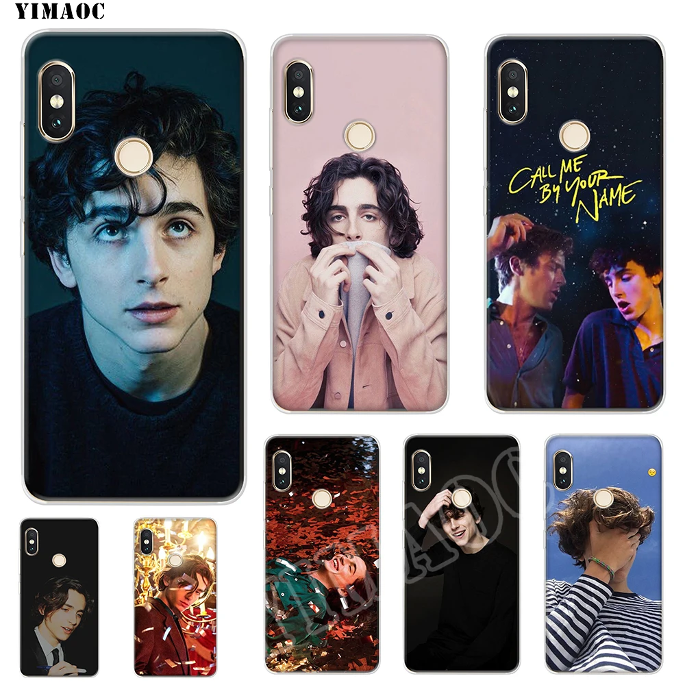 YIMAOC Timothee Chalamet Soft Silicone Case for POCOPHONE F1 Xiaomi Redmi Note 6 7 Pro 6A Mi 8 Lite TPU Cover |