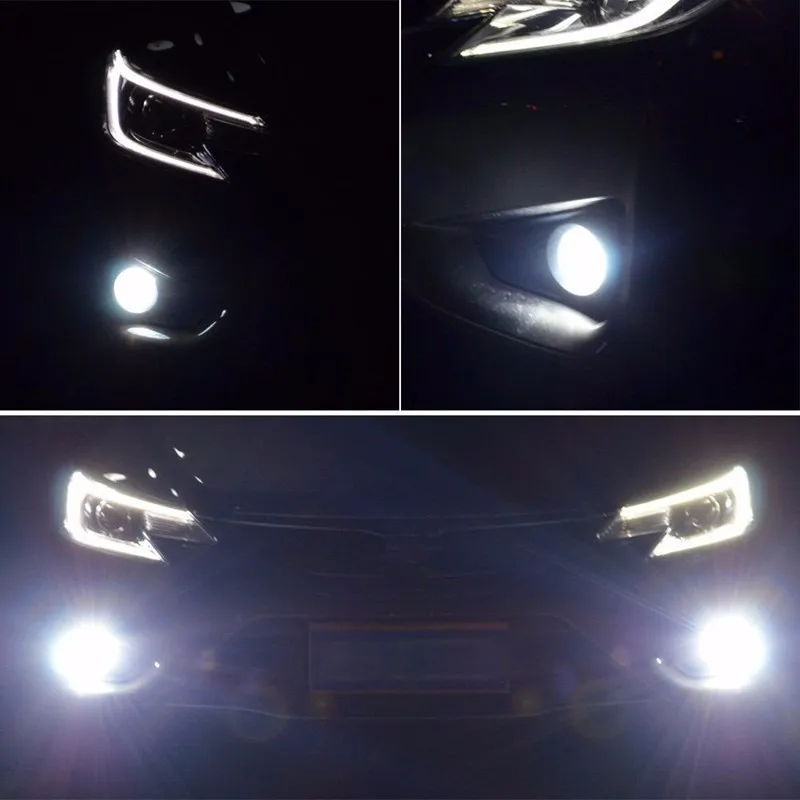 Бесплатная Доставка 2 супер яркий чистый белый светодиодный Противотуманные