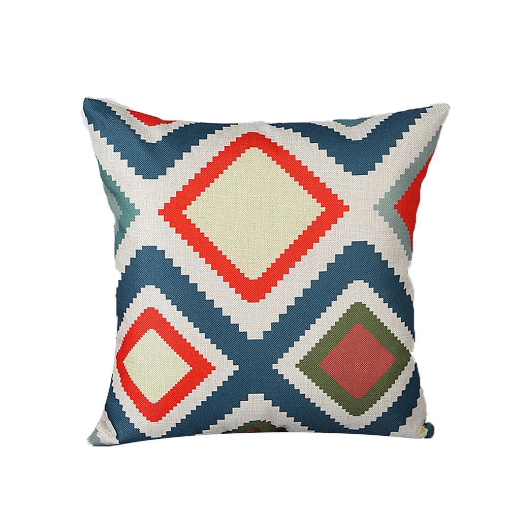 Геометрическая Акварельная волна точка наволочка домашний состав льняная