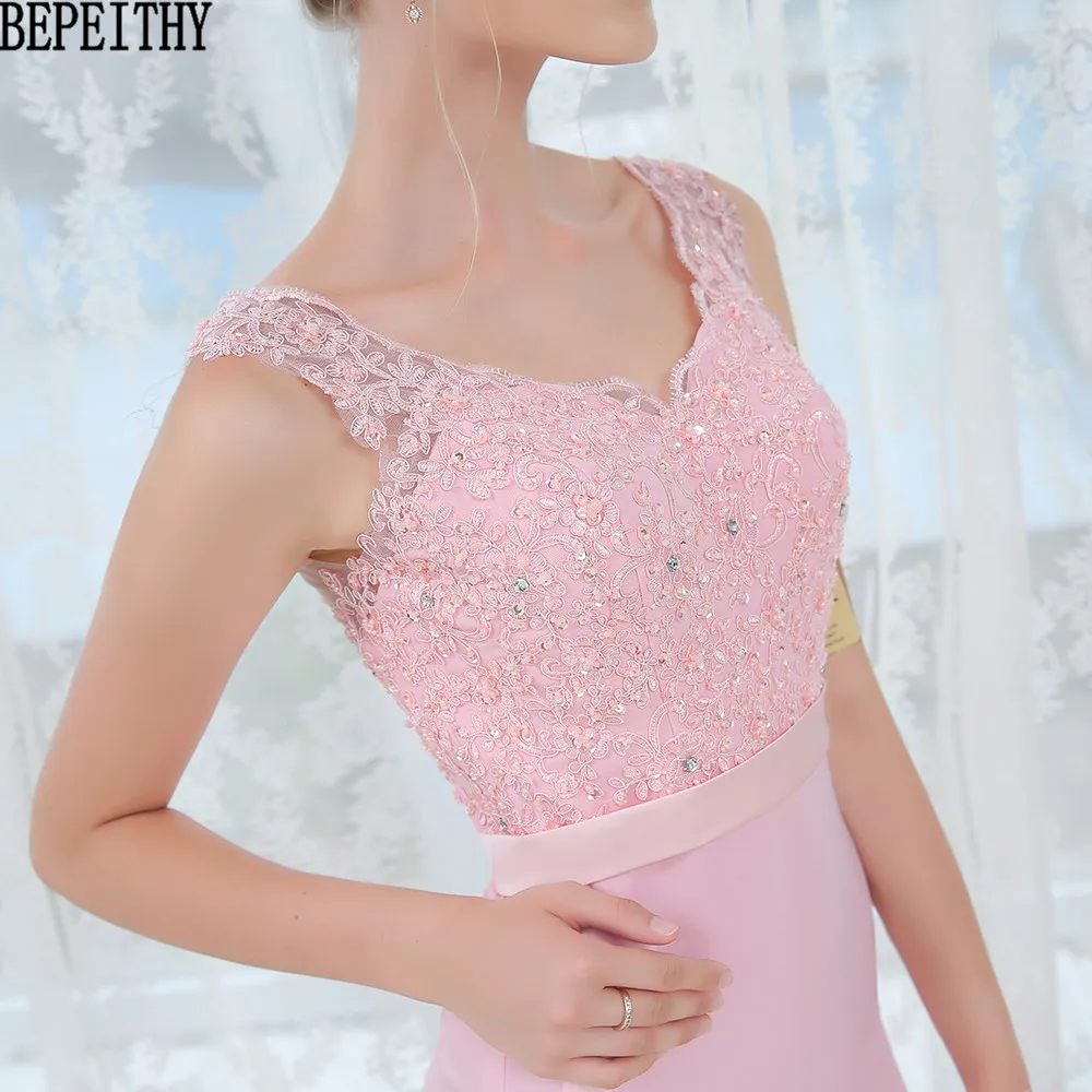 BEPEITHY прямые кружевные длинные платья для выпускного вечера vestido de festa Longo сексуальное вечернее платье с высоким разрезом вечерние элегантные платья новое поступление