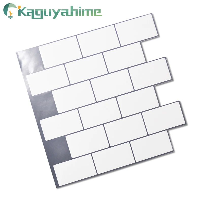 Kaguyahime 3D DIY ретро водонепроницаемые наклейки на стену имитация керамики