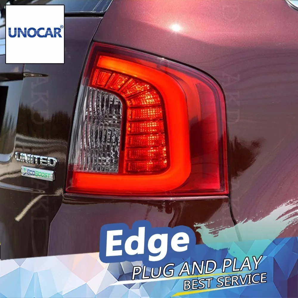 UNOCAR укладки для Ford Edge задние фонари 2012-2014 Limited светодиодный задний фонарь лампы