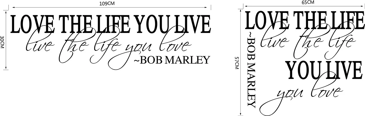 Любовника слова Английские Пословицы Дискурса Стены Наклейки Жизнь Спальня