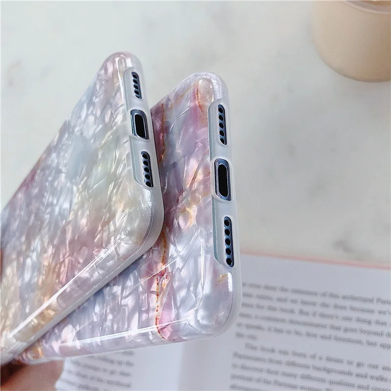 Винтажный глянцевый чехол с мраморной трещинкой для Huawei Mate 20 P30 P20 Pro Lite мягкий из