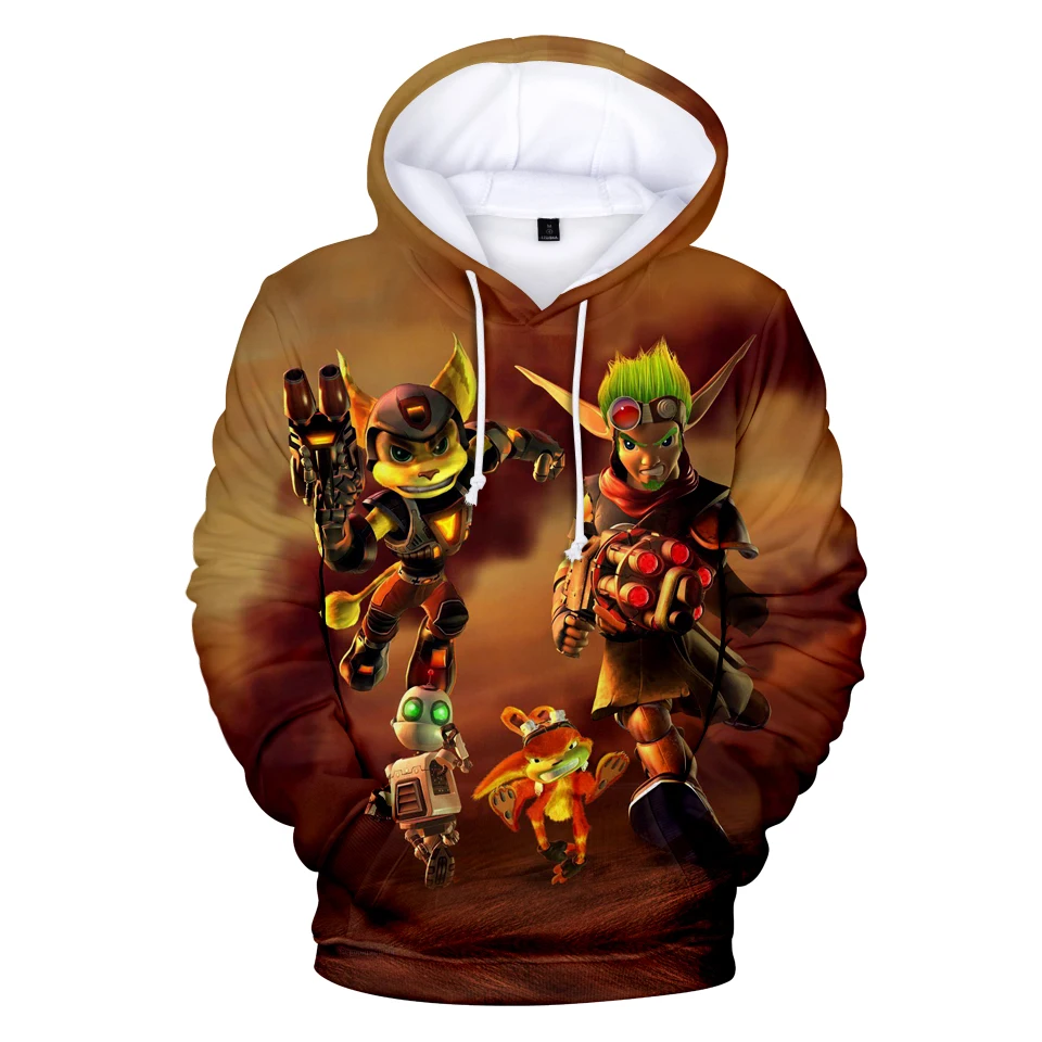 Горячая игра 3D Jak 3 Kpop Повседневная зимняя с капюшоном Jak3 толстовки Harajuku кофты 2019