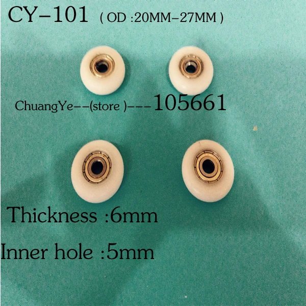 

Set of 4 Shower Door Rollers Wheels Pulley Runners Roller "Rolli"