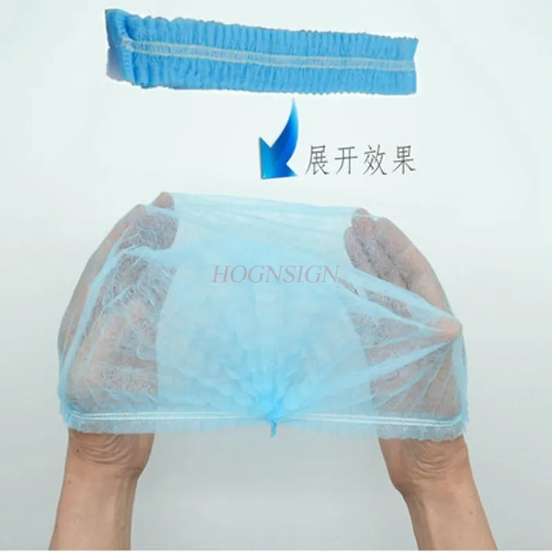 100 шт. одноразовая шапка продовольственный цех чистая Кепки Красота татуировки