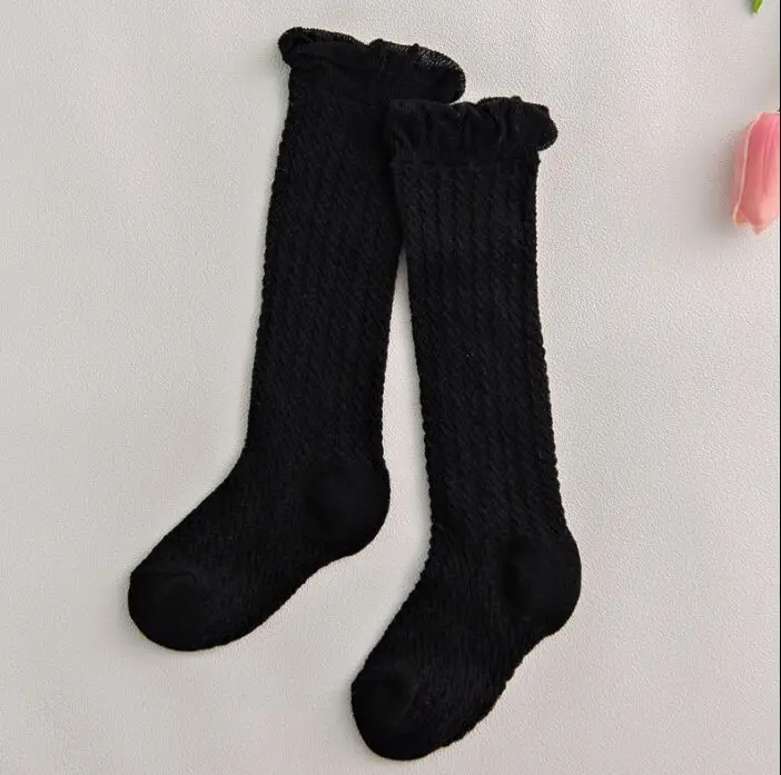 Baby Socks Black Колготки для новорожденный младенец от 0 до 3 лет колготки для маленьких девочек с мультяшным кроликом хлопковые колготки детские Чулочные изделия, детские чулки - Цвет: Baby Socks Black