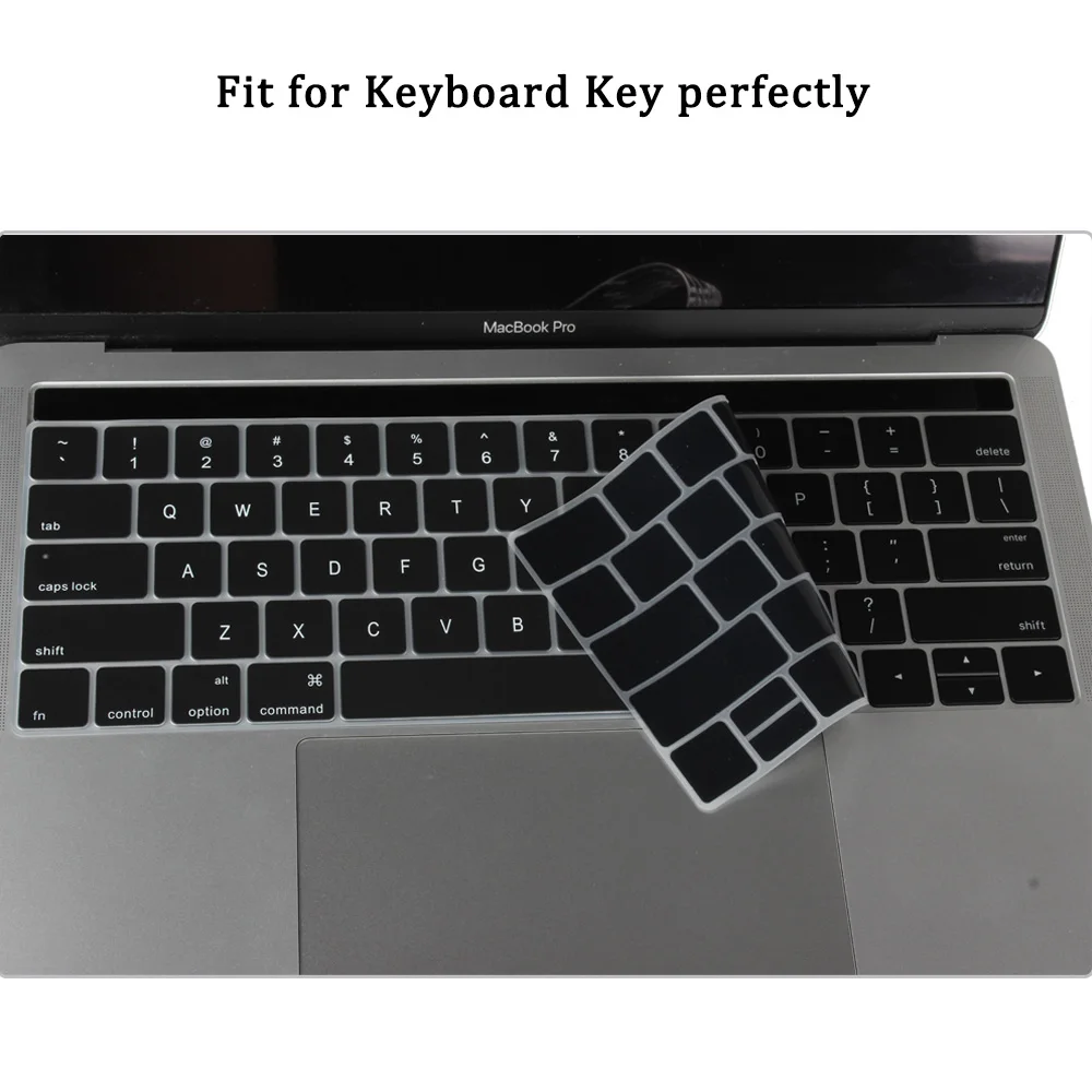 Redlai силиконовый чехол для клавиатуры с английским алфавитом для нового MacBook Pro retina 1" 15" с сенсорной панелью //