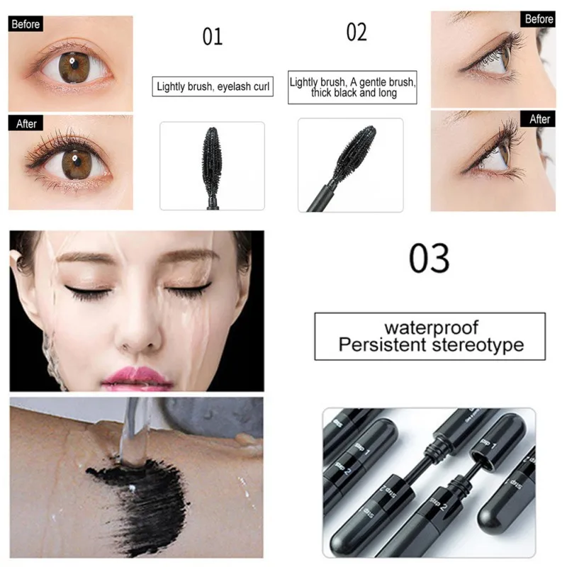 Горячая обработка роста ресниц макияж усилитель 7 дней более толстые ресницы