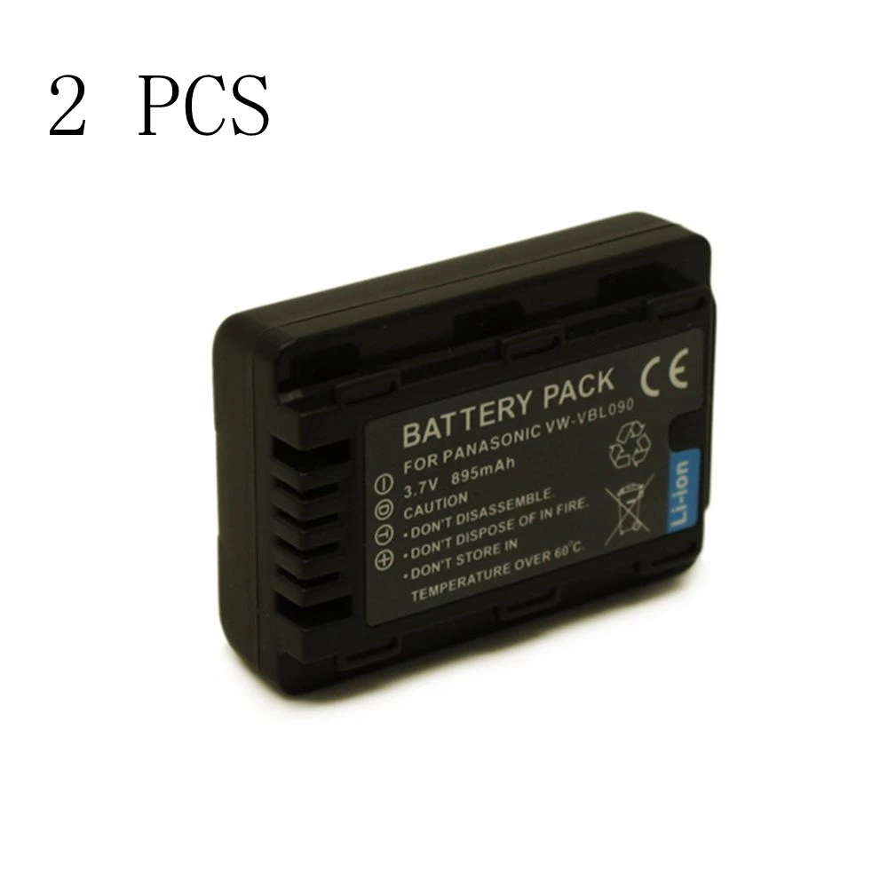 WHCYonline 2 шт. 895 мАч фонарь VW VBL090 Аккумулятор для камеры Panasonic TM60|camera battery|battery for