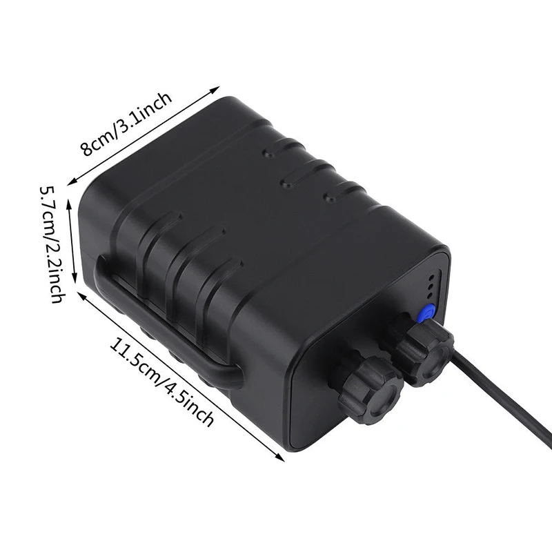 GTF 8.4V 2A 6* 18650 Cycling Safety Waterproof Battery Pack Case House Cover For Bicycle Tail Light Headlight Bike Lamp | Электроника