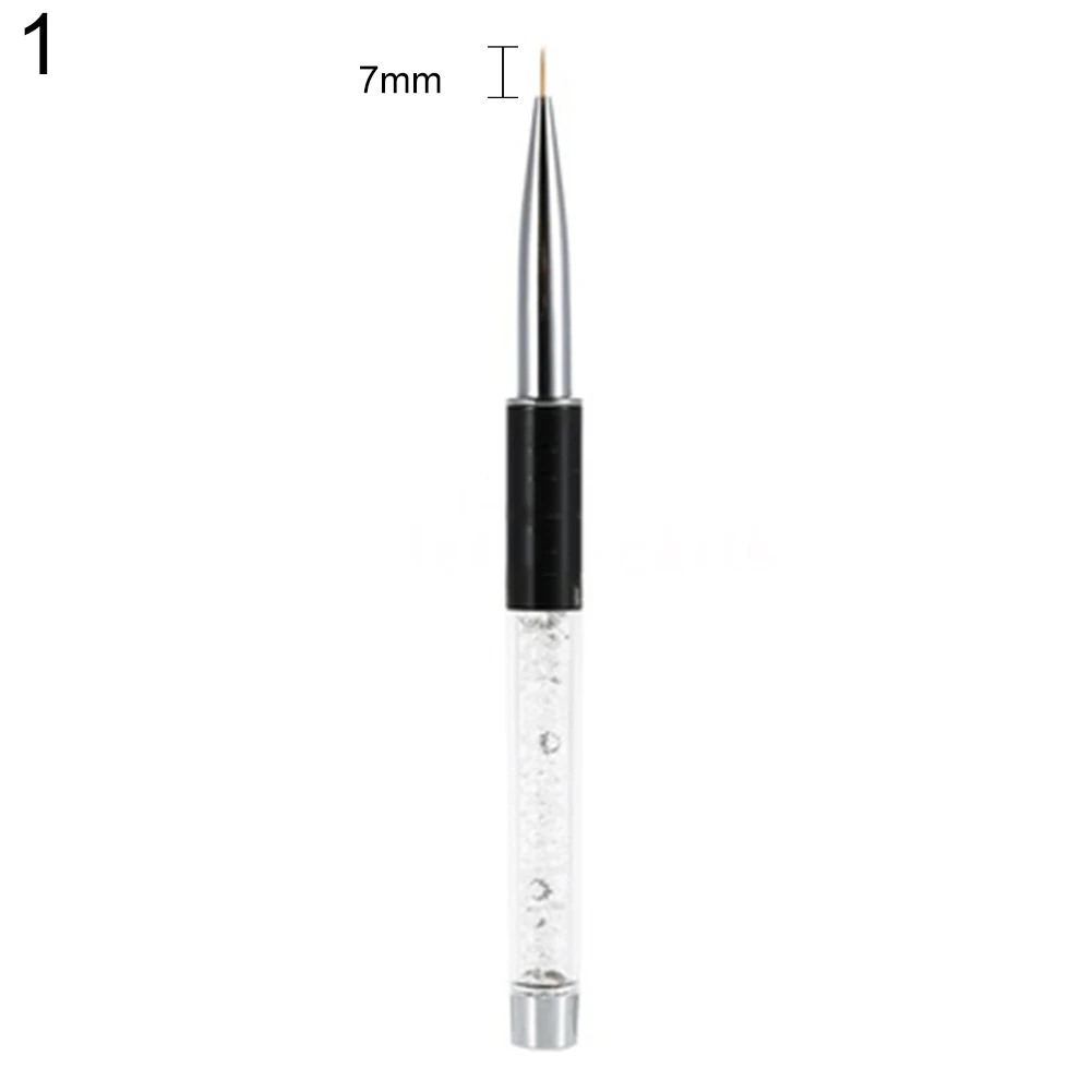 Nail Art Brush 7mm 14mm UV Gel Polish Painting Drawing Line Pen Liner Tool DIY Manicure New | Красота и здоровье