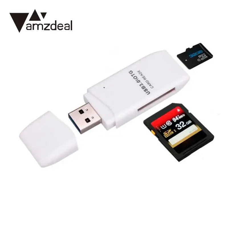 Высокая скорость 2 в 1 USB 3 0 памяти SDXC TF кард ридер адаптер компьютера|Картридеры| |