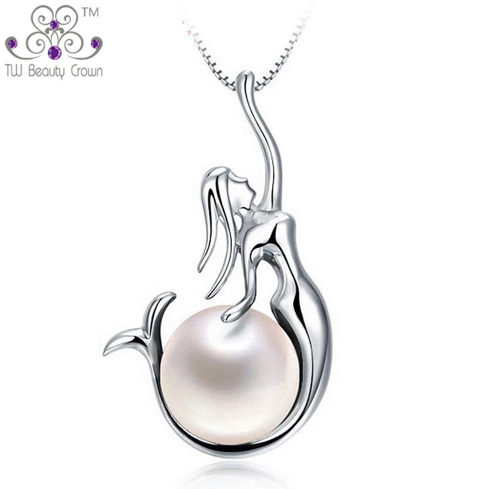 2015 новинка чистое серебро 925 пробы женская подвеска с натуральным белым