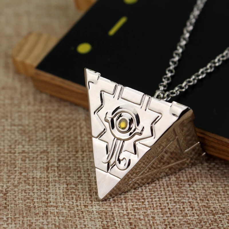 2Color Hot Anime Yu-Gi-Oh YGO Millenium Puzzle YuGiOh Yugi Millennium Pendant Necklace for Women and Men Jewelry Accessories-30