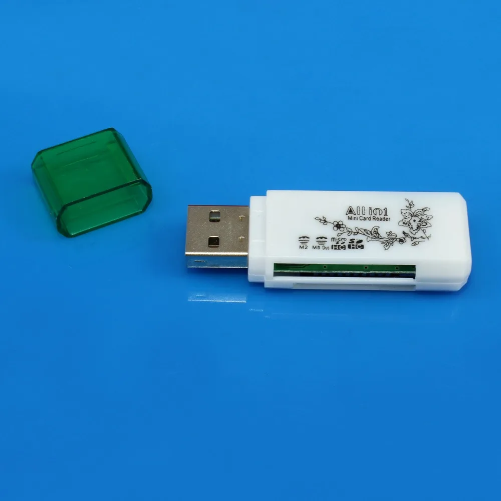 JCD Портативный 2 в 1 Карты памяти считывающее устройство Micro USB OTG 0 адаптер SD