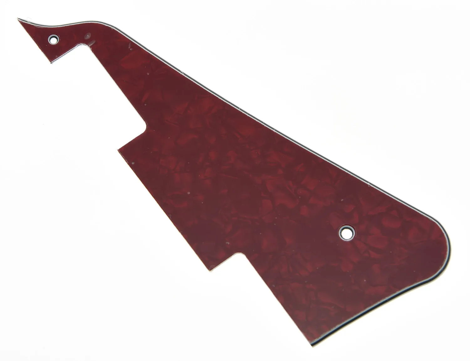 Red Pearl Спецификация США 3 Ply LP гитара накладка царапина пластина подходит для Gibson Les Paul - Цвет: Red Pearl