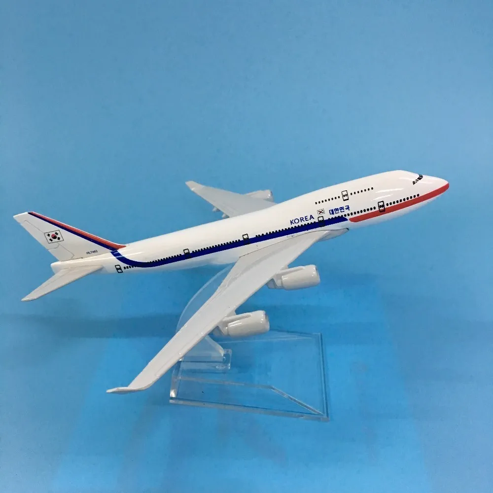 JASON TUTU модель самолета литой металл 1:400 16 см Модель Корея номер 1 Boeing 747 самолет